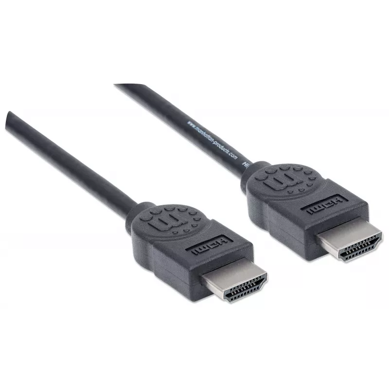 HDMI-Kabel Stecker zu Stecker Manhattan HDMM6 4K@30Hz 1,8 m Schwarz
