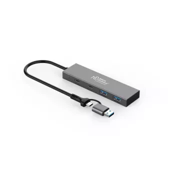 Microconnect UC0066-5G-USB-C-4IN1 Schnittstellen-Hub USB-C 4 Ports