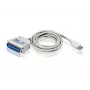 ATEN USB Parallel Druckerkabel UC1284B Weiß USB Typ A C-36