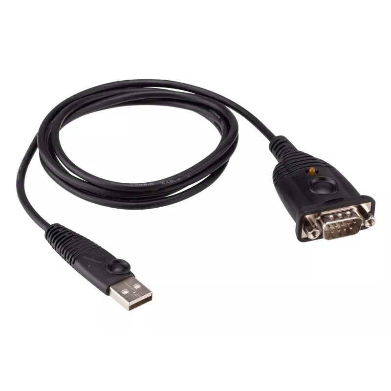 ATEN UC232AF USB Typ-A RS-232 Schwarz 1,2 m Kabel