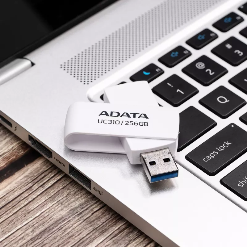 ADATA UC310 USB-Flash-Laufwerk 256 GB USB Typ-A 3.2 Gen 1 (3.1 Gen 1) Weiß
