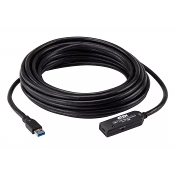 ATEN USB 3.2 Gen1 Verlängerungskabel 10m USB A auf USB C Schwarz
