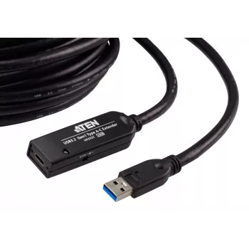 ATEN 20 M USB 3.2 Gen1 Verlängerungskabel USB A auf USB C 5 Gbit/s