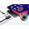 ATEN USB-C Travel Dock mit Stromdurchleitung, Universal, USB Typ-C, Schwarz, Silber