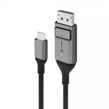 Kabel ALOGIC 2m Ultra USB-C Stecker auf DP Stecker 4K 60Hz LED Weiß
