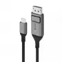 Kabel ALOGIC 2m Ultra USB-C Stecker auf DP Stecker 4K 60Hz LED Weiß