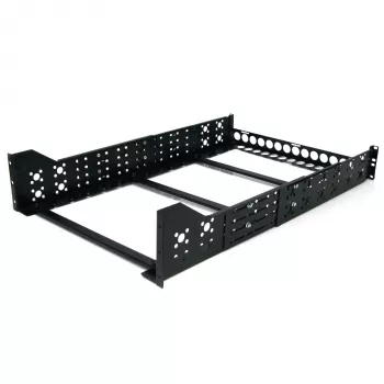 StarTech.com 3U feste 19-Zoll Universal-Server-Rackschienen mit einstellbarer Tiefe