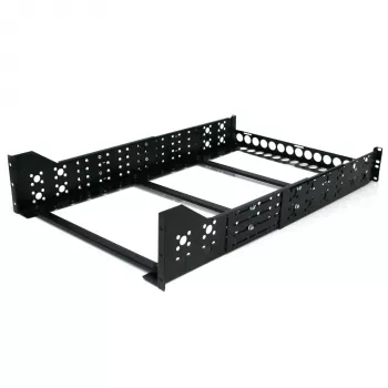 StarTech.com 3U feste 19-Zoll Universal-Server-Rackschienen mit einstellbarer Tiefe