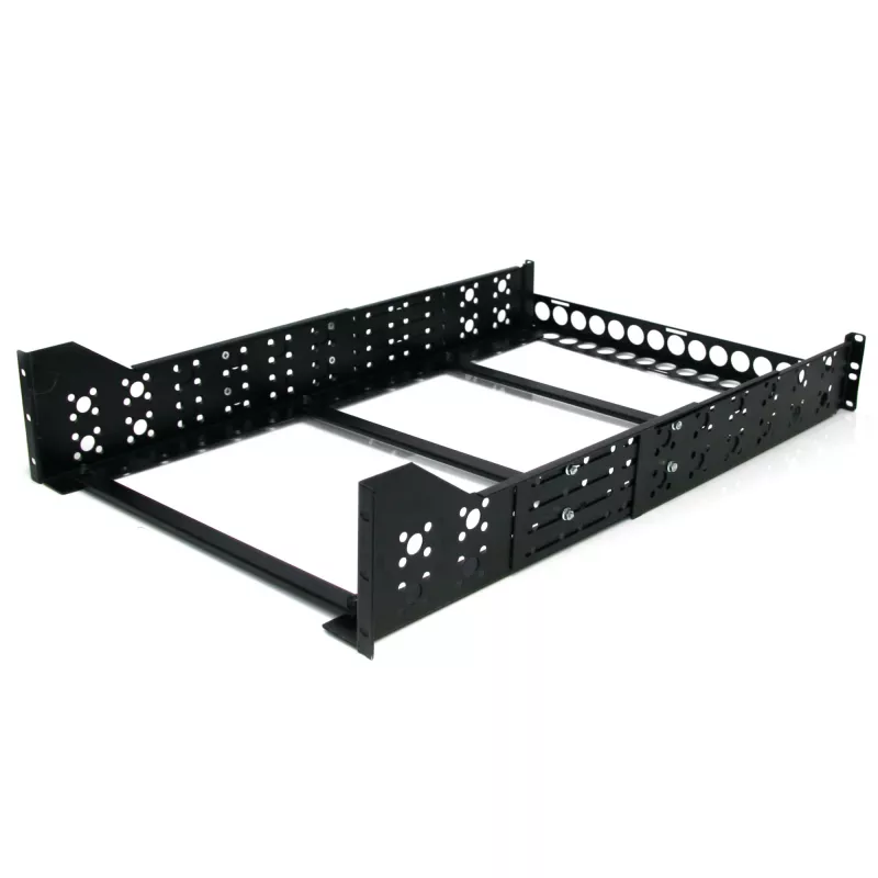 StarTech.com 3U feste 19-Zoll Universal-Server-Rackschienen mit einstellbarer Tiefe