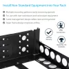 StarTech.com 3U feste 19-Zoll Universal-Server-Rackschienen mit einstellbarer Tiefe