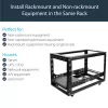 StarTech.com 3U feste 19-Zoll Universal-Server-Rackschienen mit einstellbarer Tiefe