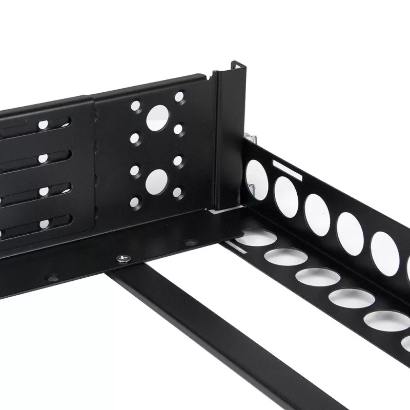 StarTech.com 3U feste 19-Zoll Universal-Server-Rackschienen mit einstellbarer Tiefe