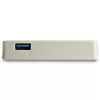 StarTech.com USB-C-auf-Gigabit-Ethernet-Adapter mit USB-A-Port – Weiß 1 Gbit/s NIC USB 3.0/USB 3.1 Typ-C-Netzwerkadapter – 1GbE USB-C RJ45/LAN TB3-kompatibel Windows MacBook Pro Chromebook
