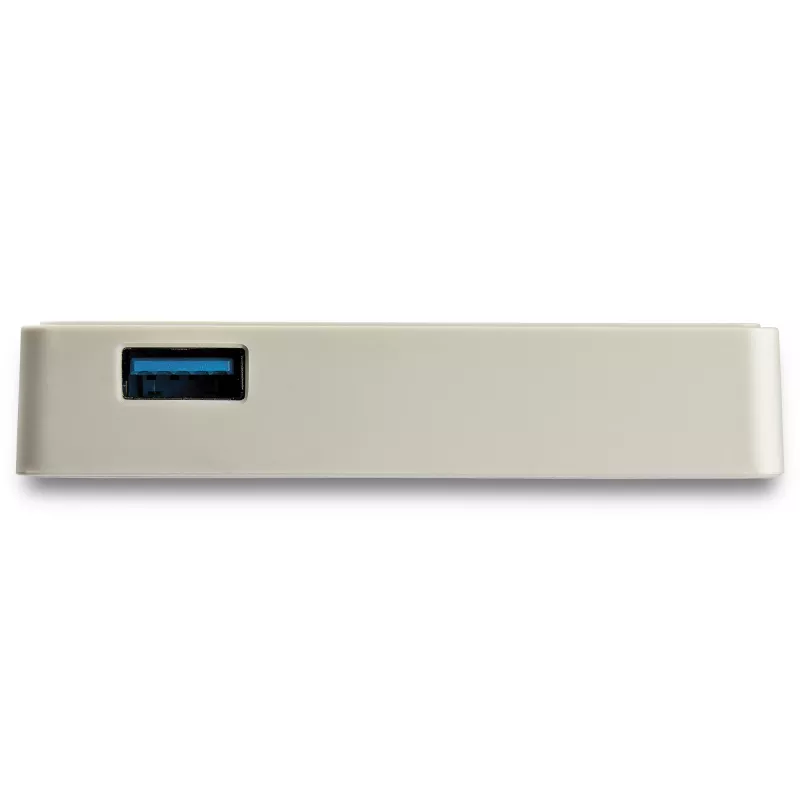 StarTech.com USB-C-auf-Gigabit-Ethernet-Adapter mit USB-A-Port – Weiß 1 Gbit/s NIC USB 3.0/USB 3.1 Typ-C-Netzwerkadapter – 1GbE USB-C RJ45/LAN TB3-kompatibel Windows MacBook Pro Chromebook