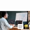 ATEN 2-Port 4K DisplayPort USB-C KVM Dock Switch mit Power Pass-through