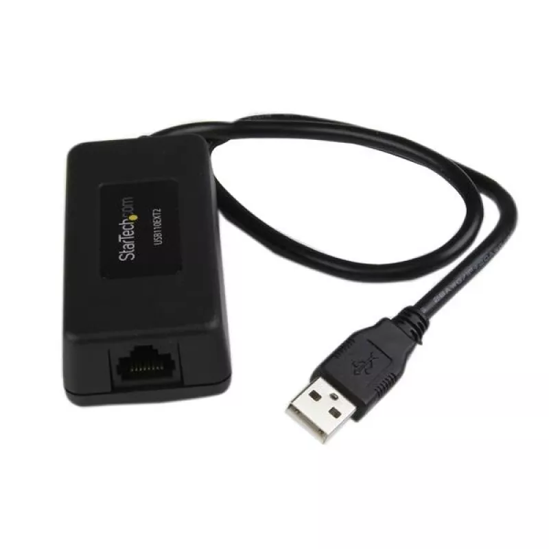 StarTech.com 1 Port USB über Cat5 / Cat6 Ethernet Extender – bis zu 131 ft (40 m)