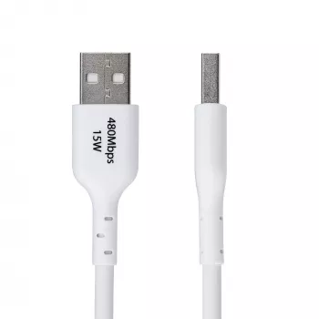StarTech.com 3m (9.8ft) USB-A zu USB-C Ladekabel, Laden & Synchronisieren, 3A, USB 2.0, TPE-Mantel – Weißes USB-Ladekabel
