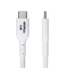 StarTech.com 3m (9.8ft) USB-A zu USB-C Ladekabel, Laden & Synchronisieren, 3A, USB 2.0, TPE-Mantel – Weißes USB-Ladekabel