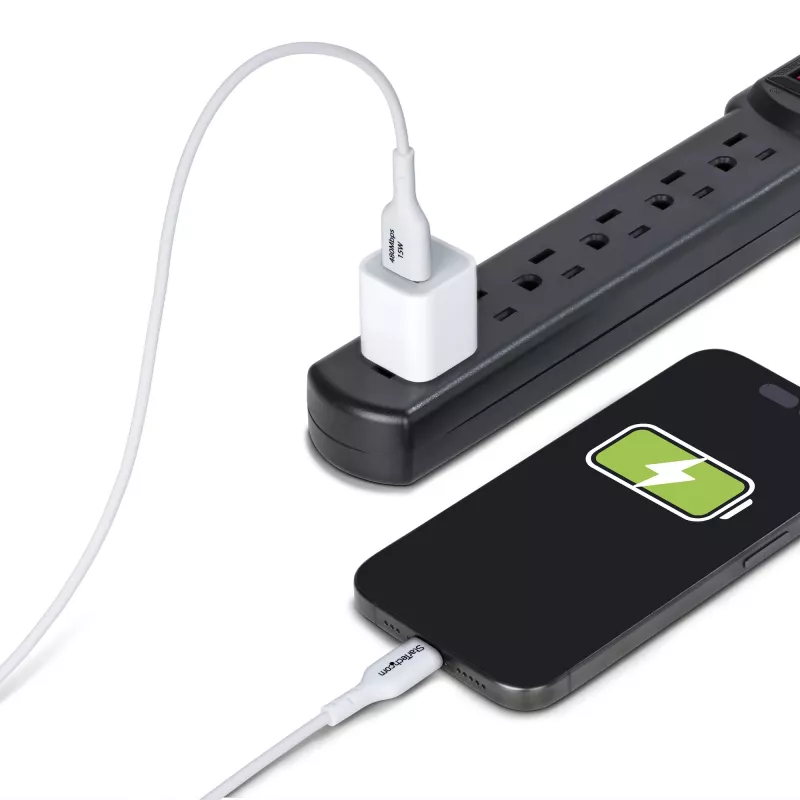 StarTech.com 3m (9.8ft) USB-A zu USB-C Ladekabel, Laden & Synchronisieren, 3A, USB 2.0, TPE-Mantel – Weißes USB-Ladekabel