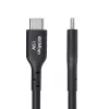 StarTech.com 4m (13ft) USB-A auf USB-C Ladekabel, Laden & Synchronisieren, 3A, USB 2.0, TPE-Mantel – Schwarzes USB-Ladekabel