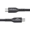 StarTech.com 4m (13ft) USB-A auf USB-C Ladekabel, Laden & Synchronisieren, 3A, USB 2.0, TPE-Mantel – Schwarzes USB-Ladekabel