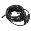 Microconnect USB3.0AAF10A USB-Kabel USB 3.2 Gen 1 (3.1 Gen 1) 10 m USB A Schwarz