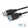 Microconnect USB3.0AAF2B USB-Kabel USB 3.2 Gen 1 (3.1 Gen 1) 2 m USB A Schwarz