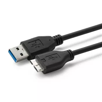 Microconnect USB3.0AB05MICRO USB-Kabel USB 3.2 Gen 1 (3.1 Gen 1) 0,5 m USB A Micro-USB B Schwarz