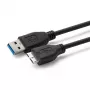 Microconnect USB3.0AB05MICRO USB-Kabel USB 3.2 Gen 1 (3.1 Gen 1) 0,5 m USB A Micro-USB B Schwarz