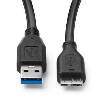 Microconnect USB3.0AB05MICRO USB-Kabel USB 3.2 Gen 1 (3.1 Gen 1) 0,5 m USB A Micro-USB B Schwarz