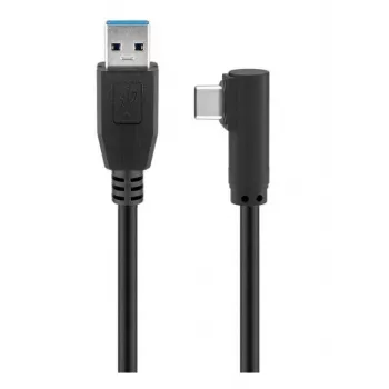 Microconnect USB3.1CA05A USB-Kabel USB 3.2 Gen 1 (3.1 Gen 1) 0,5 m USB A USB C Schwarz