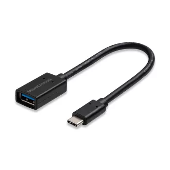 Microconnect USB3.1CAF02 USB-Kabel USB 3.2 Gen 1 (3.1 Gen 1) 0,2 m USB-C USB-A Schwarz