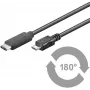 Microconnect USB3.1CAMIB1 USB-Kabel USB 2.0 1 m USB C Micro-USB B Schwarz