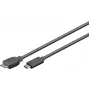 Microconnect USB3.1CAMIB3.06 USB-Kabel USB 3.2 Gen 2 (3.1 Gen 2) 0,6 m USB C Micro-USB B Schwarz