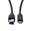 Microconnect USB3.1CB5 USB-Kabel USB 3.2 Gen 1 (3.1 Gen 1) 5 m USB C USB B Schwarz