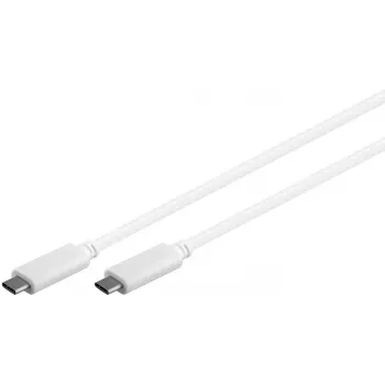 Microconnect USB3.1CC05W USB-Kabel USB 3.2 Gen 2 (3.1 Gen 2) 0,5 m USB C Weiß