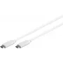 Microconnect USB3.1CC05W USB-Kabel USB 3.2 Gen 2 (3.1 Gen 2) 0,5 m USB C Weiß