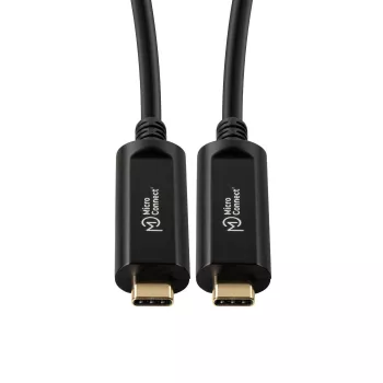 Microconnect USB3.1CC20OP USB-Kabel USB 3.2 Gen 2 (3.1 Gen 2) 20 m USB C Schwarz