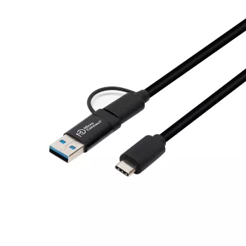 Microconnect USB3.1CCA1 USB-Kabel USB 3.2 Gen 1 (3.1 Gen 1) 1 m USB C Schwarz