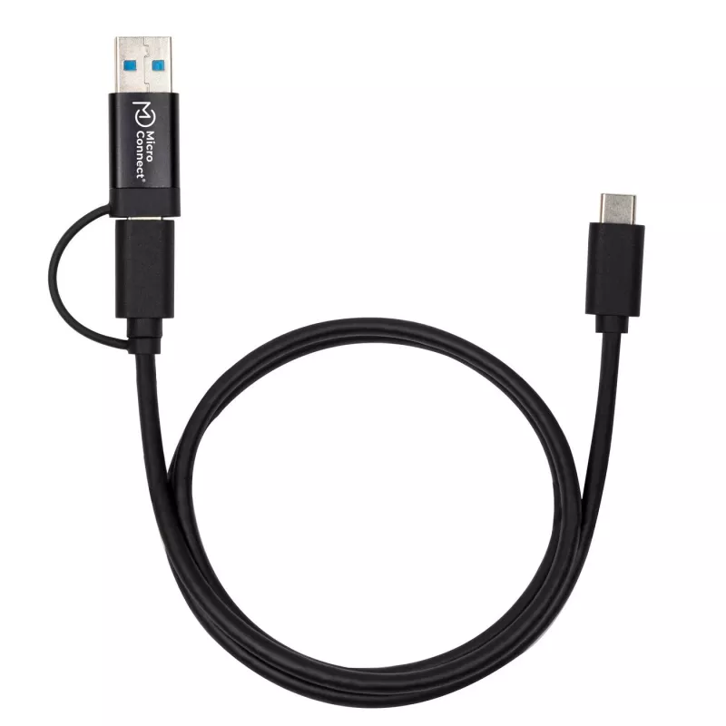 Microconnect USB3.1CCA1 USB-Kabel USB 3.2 Gen 1 (3.1 Gen 1) 1 m USB C Schwarz