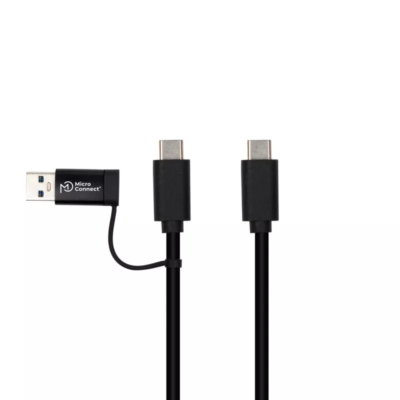 Microconnect USB3.1CCA1 USB-Kabel USB 3.2 Gen 1 (3.1 Gen 1) 1 m USB C Schwarz