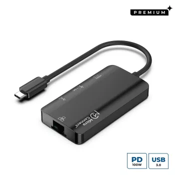 Microconnect USB3.1CCOM16 Laptop-Dock/Port-Replikator kabelgebunden USB 3.2 Gen 1 (3.1 Gen 1) Typ-C Grau