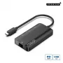 Microconnect USB3.1CCOM16 Laptop-Dock/Port-Replikator kabelgebunden USB 3.2 Gen 1 (3.1 Gen 1) Typ-C Grau