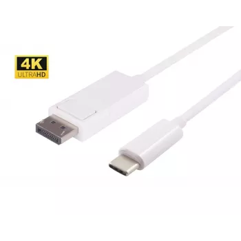 Microconnect USB3.1CDPB2W Videokabel-Adapter 2 m USB Typ-C DisplayPort Weiß