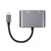 Microconnect USB3.1CETHPDBA Kabel-Adapter Adapter USB C RJ-45 Schwarz