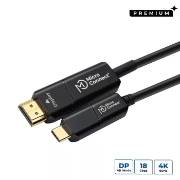 Microconnect USB3.1CHDMI15OP Videokabel-Adapter 15 m USB Type-C HDMI Schwarz