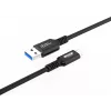 USB-Kabel Microconnect USB3.2AC2 2m USB C USB A 10 Gbit/s Schwarz