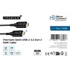 Microconnect USB3.2CC7OP USB-Kabel USB 3.2 Gen 2 (3.1 Gen 2) 7,5 m USB C Schwarz