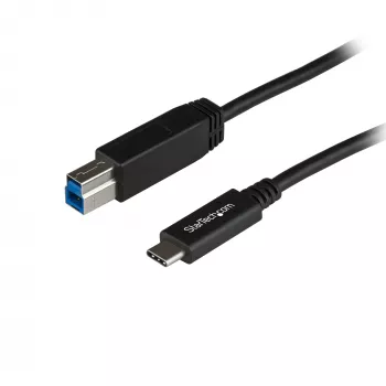 StarTech.com 1 m USB-B auf USB-C Kabel, USB 10 Gbit/s, Datenkabel, USB 3.2 Gen 2, USB-C Datenübertragungskabel