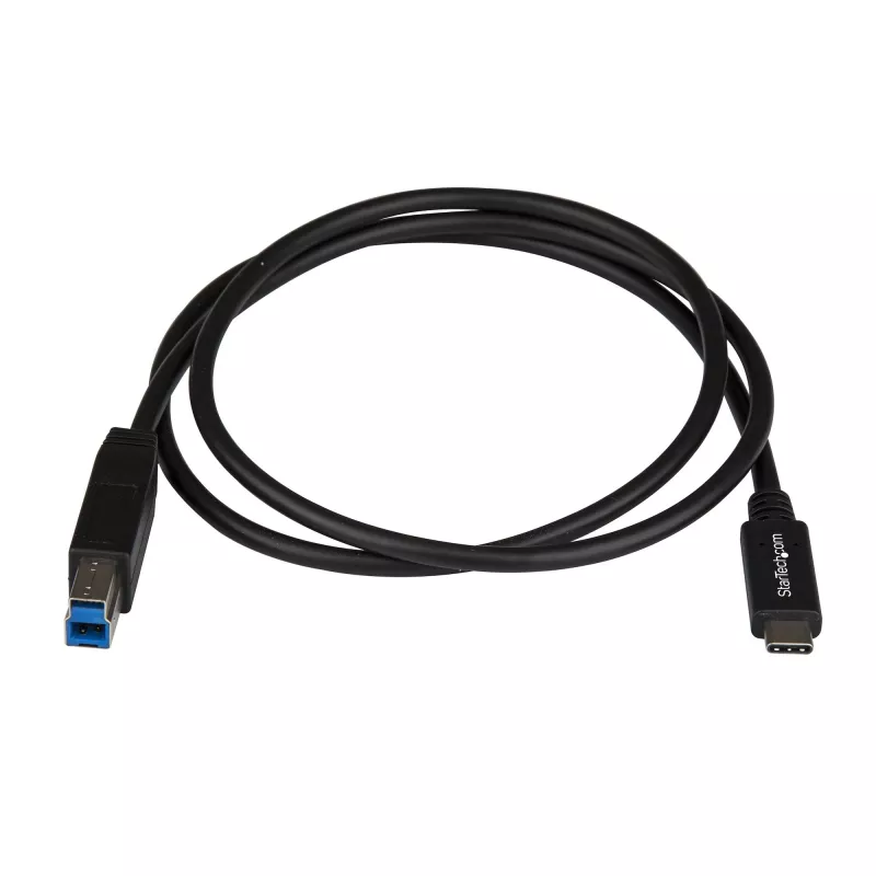 StarTech.com 1 m USB-B auf USB-C Kabel, USB 10 Gbit/s, Datenkabel, USB 3.2 Gen 2, USB-C Datenübertragungskabel